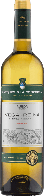 Spedizione Gratuita | Vino bianco Hacienda Zorita Vega Reina Giovane D.O. Rueda Castilla y León Spagna Verdejo 75 cl