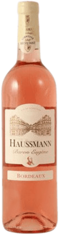 7,95 € | Vino rosado Haussmann Famille Baron Eugèn Joven A.O.C. Bordeaux Francia Merlot, Cabernet Franc 75 cl