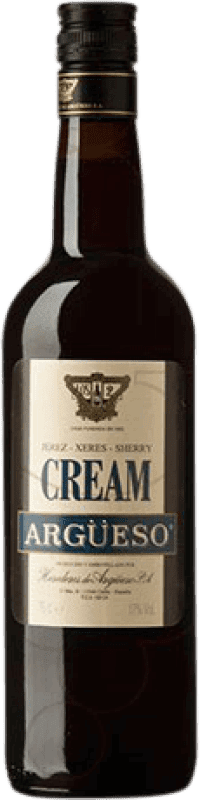 Envio grátis | Vinho Generoso Fortificado Herederos de Argüeso Cream D.O. Jerez-Xérès-Sherry Andalucía y Extremadura Espanha Palomino Fino, Pedro Ximénez 75 cl