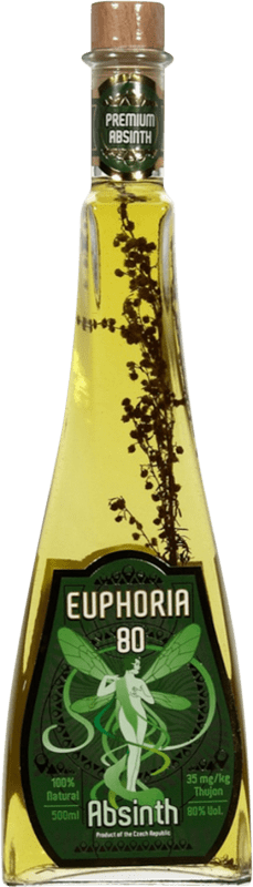 Бесплатная доставка | Абсент Hill's Euphoria 80º Чехия Средняя бутылка 50 cl