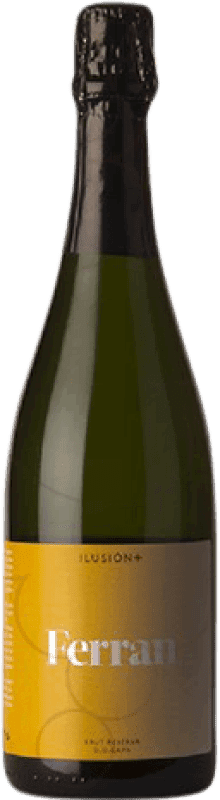 Free Shipping | White Sparkling Wine Ilusion Ferran Brut Reserve — Aged D.O. Cava Catalonia Spain Macabeo, Xarel·lo, Parellada 75 cl