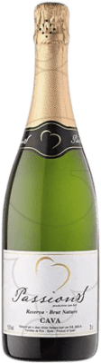 Envio grátis | Espumante Branco Ventura Isart Passiones Brut Nature — Bruto Natural Reserva D.O. Cava Catalunha Espanha Macabeo, Chardonnay, Parellada 75 cl Ventura Isart Passiones Brut Nature — Bruto Natural Cava Reserva 75 cl