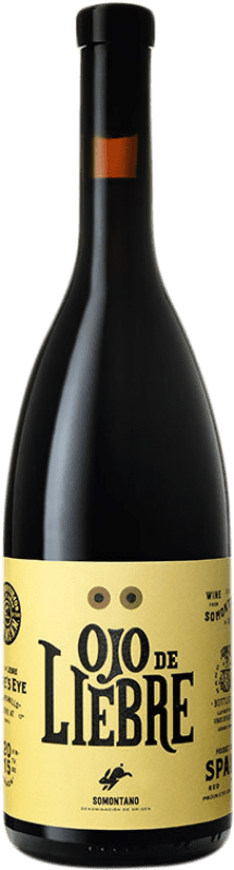 Envio grátis | Vinho tinto Vinos Divertidos Ojo de Liebre D.O. Somontano Aragão Espanha Tempranillo, Grenache 75 cl