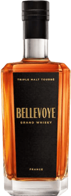 Whisky Single Malt Les Bienheureux Bellevoye Noir Triple Malt Edition Tourbée 70 cl
