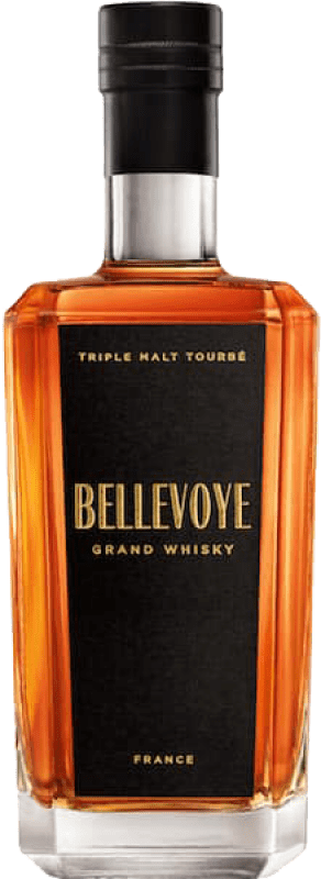 82,95 € Envío gratis | Whisky Single Malt Les Bienheureux Bellevoye Noir Triple Malt Edition Tourbée