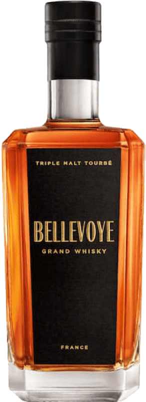 75,95 € | Single Malt Whisky Les Bienheureux Bellevoye Noir Triple Malt Edition Tourbée Frankreich 70 cl
