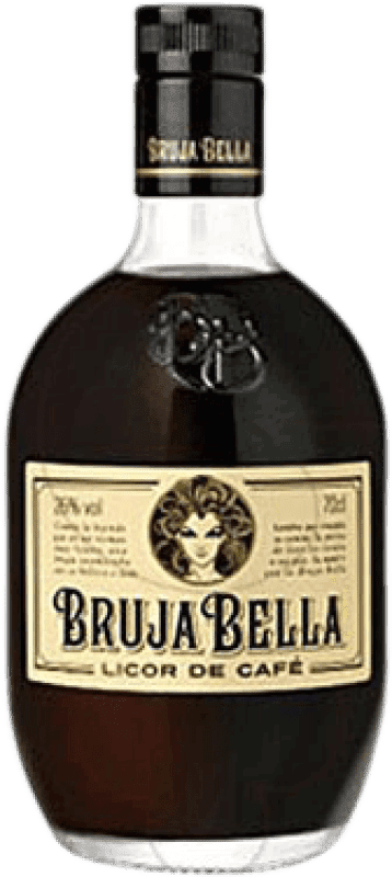 Envio grátis | Aguardente Orujo Caballero Bruja Bella Licor de Café Espanha 70 cl