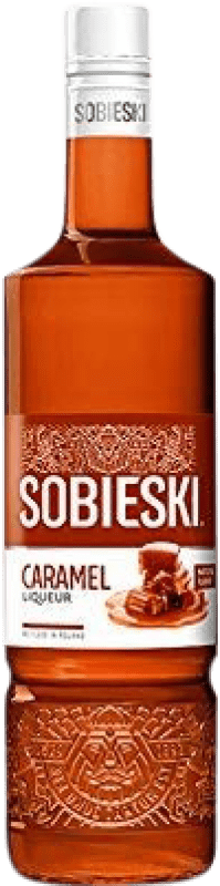 Envio grátis | Vodca Marie Brizard Sobieski Caramel Polônia 70 cl