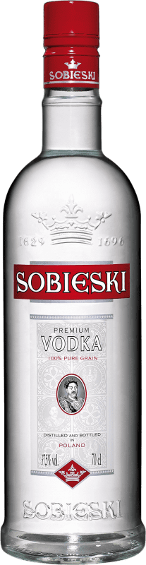 Free Shipping | Vodka Marie Brizard Sobieski Poland 70 cl