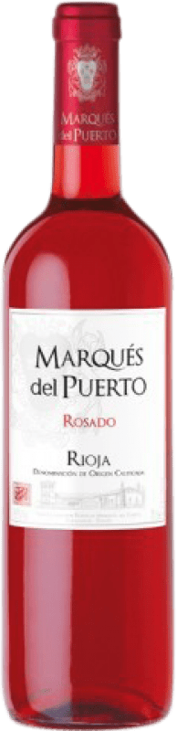 Free Shipping | Rosé wine Marqués del Puerto Young D.O.Ca. Rioja The Rioja Spain Tempranillo, Grenache 75 cl