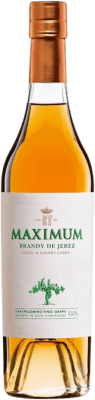 Brandy Conhaque Marqués del Real Tesoro Maximum Garrafa Medium 50 cl