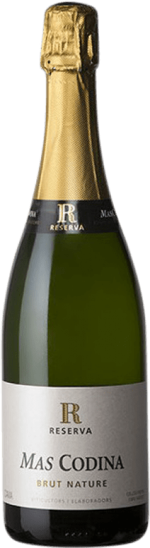 Free Shipping | White Sparkling Wine Mas Codina Brut Nature Reserve D.O. Cava Catalonia Spain Pinot Black, Macabeo, Xarel·lo, Chardonnay 75 cl