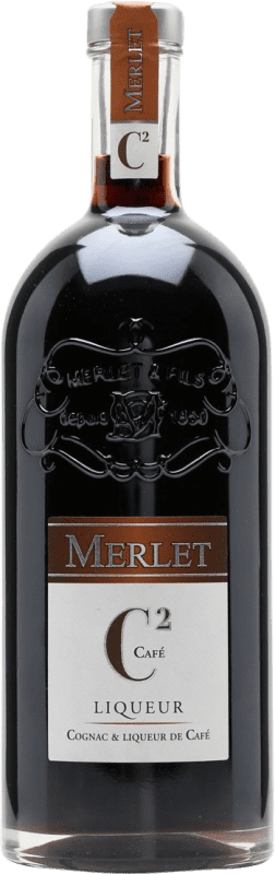Kostenloser Versand | Infusierter Likör Merlet Liqueur Café Licor Macerado Frankreich 70 cl