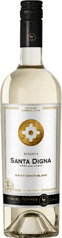 免费送货 | 白酒 Miguel Torres Santa Digna I.G. Valle Central 中央谷地 智利 Sauvignon White 75 cl