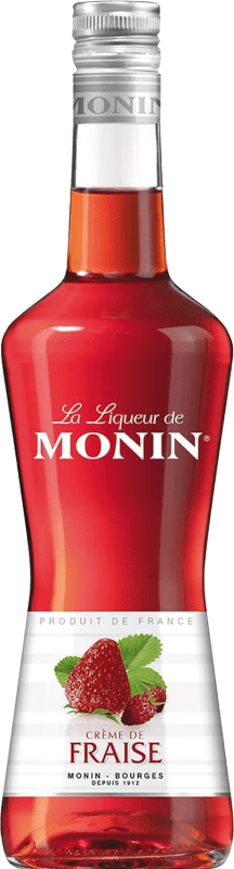 Envío gratis | Crema de Licor Monin Fresa Fraise Francia 70 cl