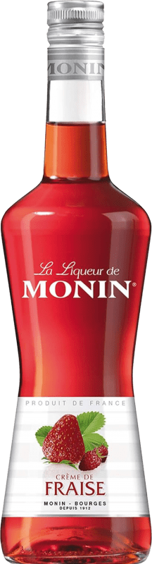 Free Shipping | Cream Liqueur Monin France 70 cl Fraise — Strawberry