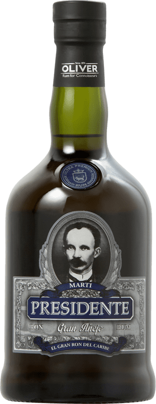 免费送货 | 朗姆酒 Oliver & Oliver Presidente Gran Añejo 多明尼加共和国 70 cl