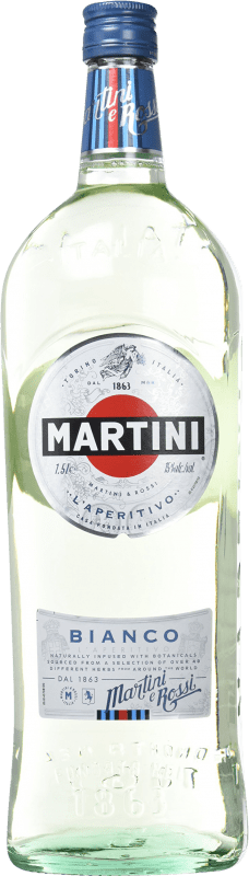 19,95 € Envío gratis | Vermut Martini Bianco — Blanco Botella Magnum 1,5 L