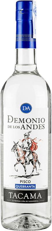 19,95 € | Aguardente Pisco Tacama Demonio de los Andes Quebranta Peru 70 cl