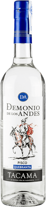 22,95 € | Pisco Tacama Demonio de los Andes Quebranta ペルー 70 cl