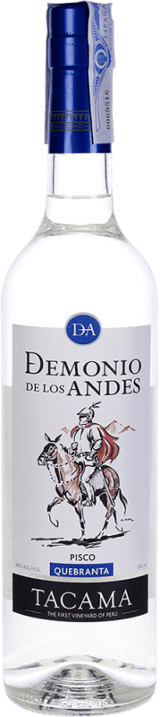 Spedizione Gratuita | Pisco Tacama Demonio de los Andes Quebranta Perù 70 cl