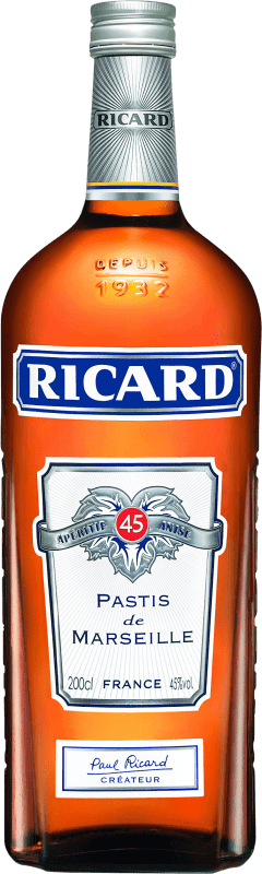 58,95 € Envoi gratuit | Pastis Pernod Ricard Bouteille Spéciale 2 L