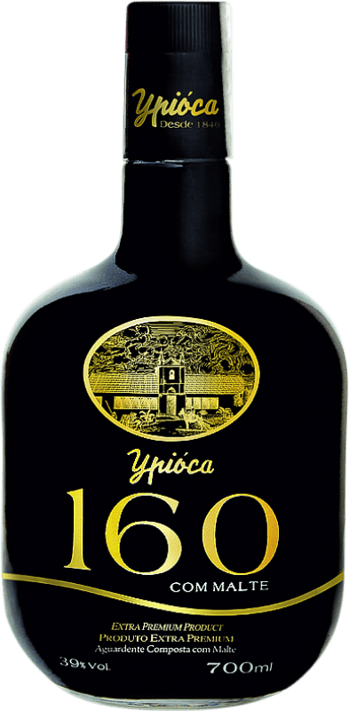 Envio grátis | Cachaça Ypióca 160 com Malte Brasil 70 cl