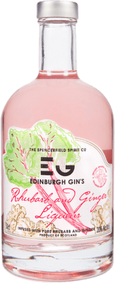 Kostenloser Versand | Gin Edinburgh Rhubarb & Ginger Großbritannien Medium Flasche 50 cl