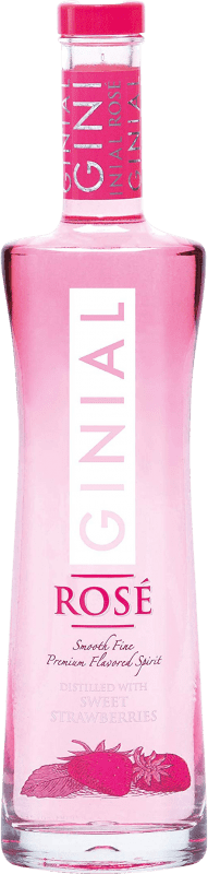 16,95 € | Gin Pernod Ricard Gin Ginial Rosé Strawberries Spain Bottle 70 cl