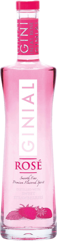 14,95 € | Gin Pernod Ricard Gin Ginial Rosé Strawberries Espagne 70 cl