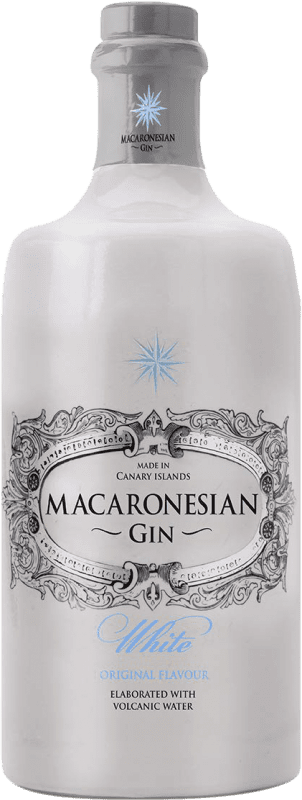 Бесплатная доставка | Джин Macaronesian Gin White Испания 70 cl