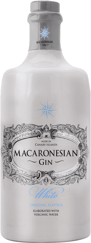 Envio grátis | Gin Macaronesian White Ilhas Canárias Espanha 70 cl