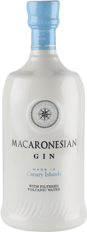 Envío gratis | Ginebra Gin Macaronesian White — Blanco Islas Canarias España 70 cl