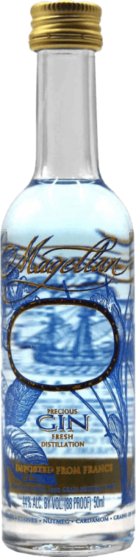 Spedizione Gratuita | Gin Magellan Gin Francia Bottiglia Miniatura 5 cl