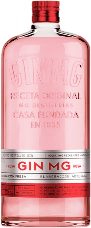 Бесплатная доставка | Джин MG Gin Rosa con Fresa Испания 70 cl