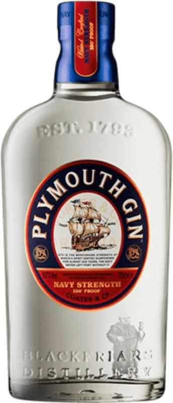 Envoi gratuit | Gin Plymouth England Navy Strength Gin Royaume-Uni 70 cl