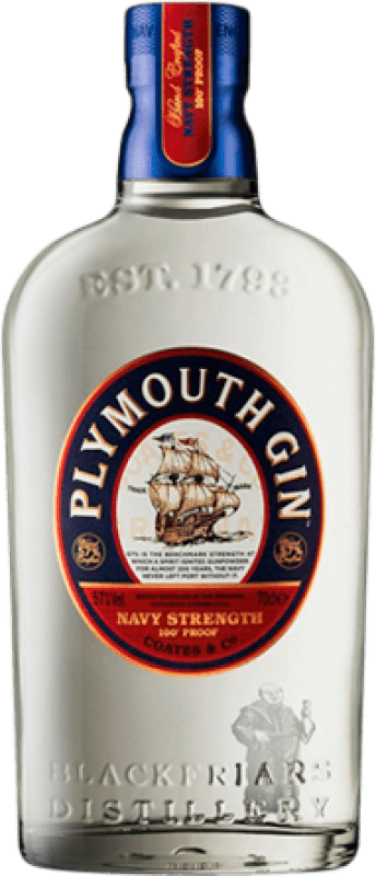 39,95 € | ジン Plymouth England Navy Strength — カスクストレングス イギリス 70 cl