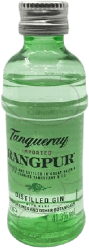 Envio grátis | Gin Tanqueray Rangpur Reino Unido Garrafa Miniatura 5 cl