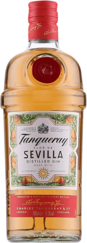 Бесплатная доставка | Джин Tanqueray Flor de Sevilla Объединенное Королевство 70 cl