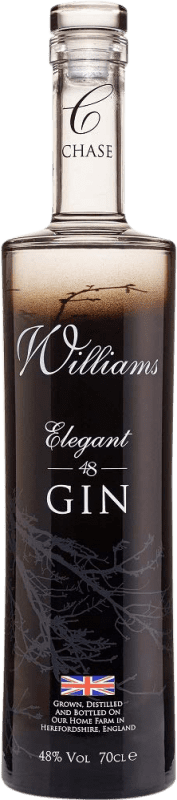 49,95 € | Gin William Chase Elegant Crisp Gin Reino Unido 70 cl