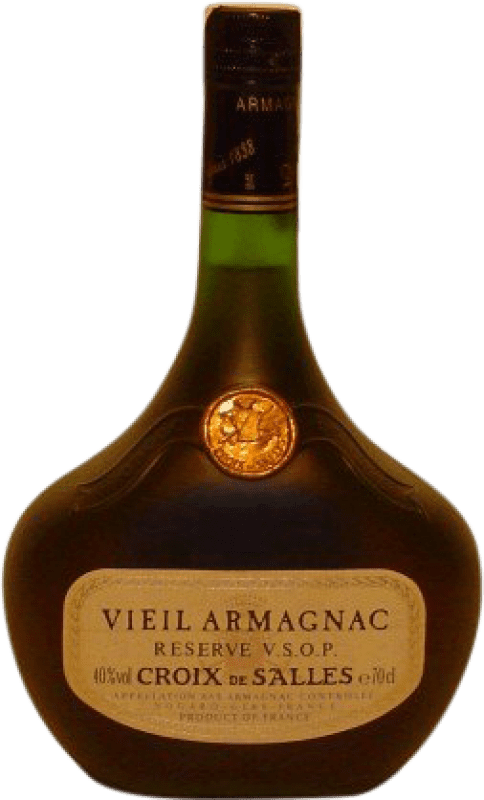 41,95 € Free Shipping | Armagnac Croix de Salles V.S.O.P. Very Superior Old Pale France Bottle 70 cl
