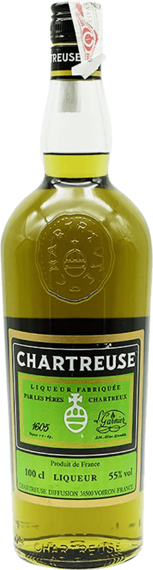 Envio grátis | Licores Chartreuse Vert — Verde França 1 L