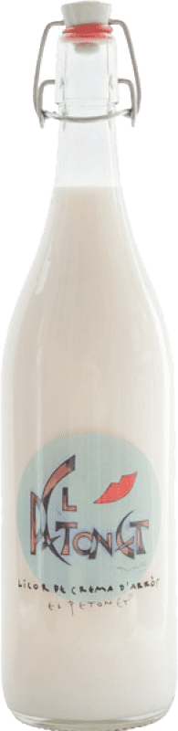 Free Shipping | Liqueur Cream El Petonet Arroz Spain Medium Bottle 50 cl