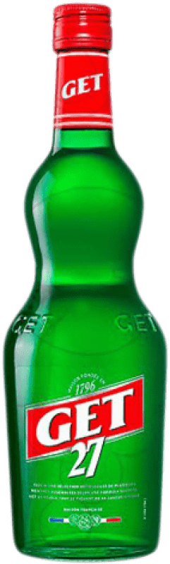 28,95 € Envoi gratuit | Liqueur aux Herbes Get 27 Bouteille Spéciale 1,5 L Peppermint — Menthe Poivrée