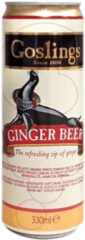 Envio grátis | Licores Gosling's. Ginger Beer Bermudas Lata 33 cl