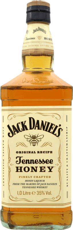 Envio grátis | Whisky Bourbon Jack Daniel's Tennessee Honey Estados Unidos 1 L