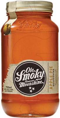 Free Shipping | Liqueurs Ole Smoky Pie Moonshine United States Special Jar 75 cl Apple