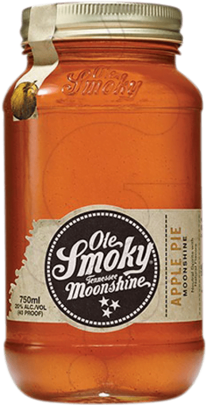 Бесплатная доставка | Ликёры Ole Smoky Pie Moonshine — Самогон Соединенные Штаты Специальная банка 75 cl Apple — Яблоко