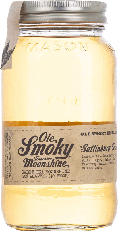 Envio grátis | Licores Ole Smoky Sweet — Doce Moonshine Estados Unidos Frasco Especial 70 cl Tea — Chá