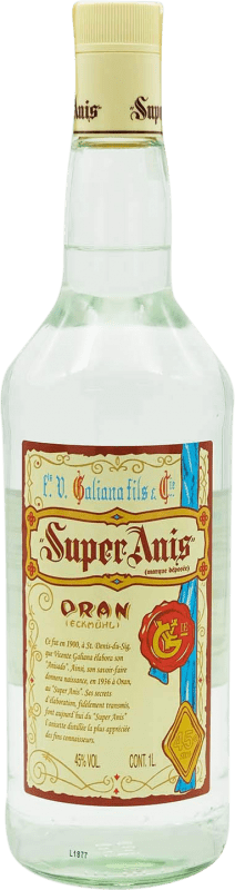 15,95 € | Aniseed Galiana Fils Super Anís Dry Spain 1 L